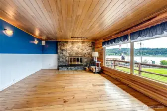 Living Area Fireplace