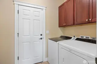 Utility room w/garage access.