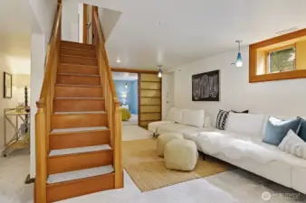 Welcome to the fully remodeled lower level.