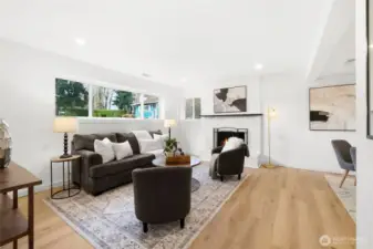 Downstairs rec room, perfect for family gatherings or guests