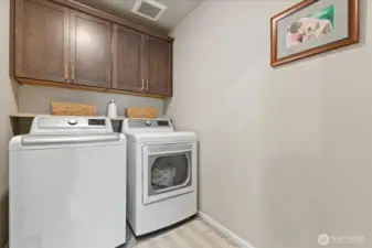 Upstairs Utility Room - Washer and Dryer Convey