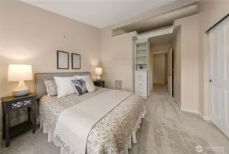 Another view of Jr. Primary suite with storage loft