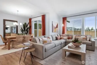 **Photo is a representation only. Same floorplan in the community, different homesite. Colors and features will vary.**