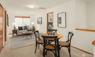 Upstairs Bonus Room perfect for play games, watching TV and spending time with guests.