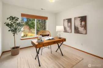 Bedroom #3 next to the bonus room could also be a fantastic second Home Office.