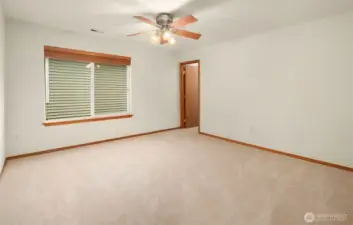 Bedroom #5 with a large walk-in closet and plenty of room to relax.