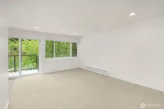 Living room with lots of natural light