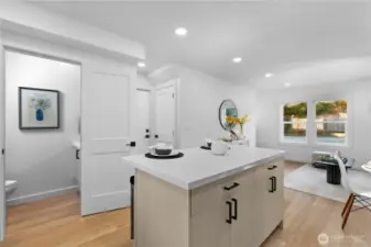 Kitchen Island View 2