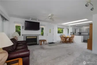 Great room with gas fireplace - maintenance was just done!