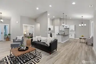 Open Floor Plan for Easy Entertaining