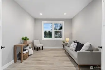 Dining Room with French Doors
