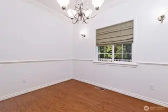 Formal dining room.