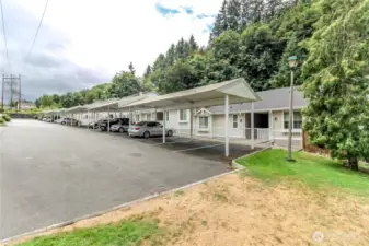 Front of the building