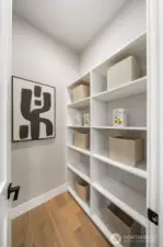 Walk in pantry.