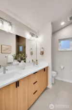 continued into the primary bathroom