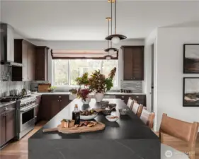 Kitchen: Colors and features may vary. For marketing purposes only. This is a pre-sale home.