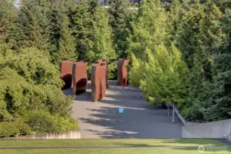 Sculpture Park famous WAVE.