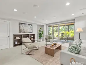 Enjoy a dedicated media room featuring a spacious layout—perfect for entertaining guests and cozy movie nights with family and friends.