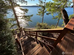 Stairs down to the beach!!