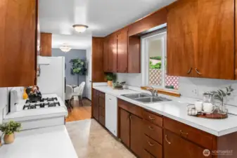 With a few of your own personal touches, this kitchen can be just the way you like it.