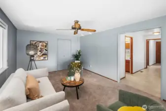 Tons of storage throughout this lovely home!