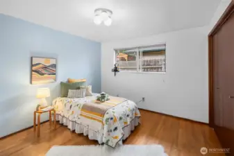 Wow! Look at the closet space! With four bedrooms you have room to spread out.