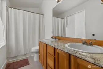 Primary Bathroom with Tub/Shower & Dual Vanity
