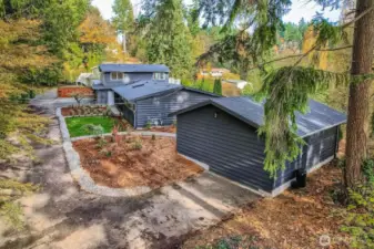 Detached studio with mini-split.