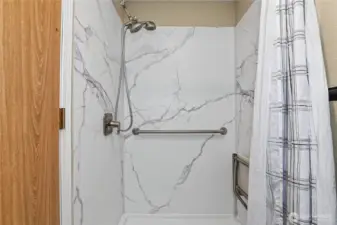 Primary walk in shower