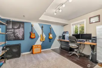 Lower level bonus room/office space with murphy bed