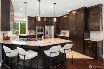 Gorgeous kitchen with stainless appliances