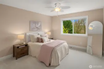 3rd Bedroom, facing back yard