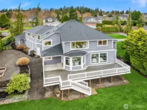 View of the back of the home