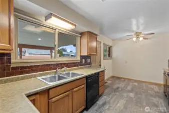 kitchen with eating space